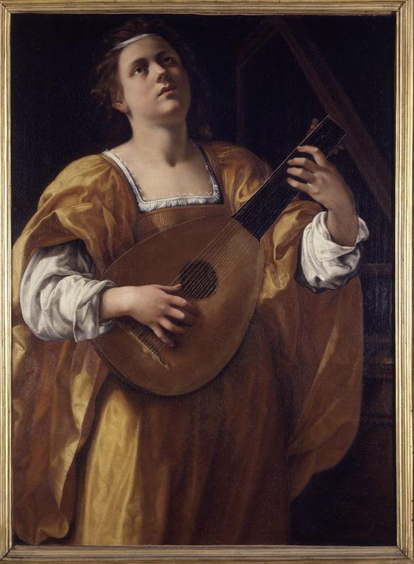 Saint Cecilia playing lute, c. 1620 - Artemisia Gentileschi