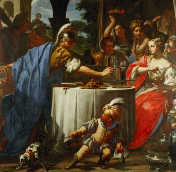 The Banquet of Cleopatra, 1702 - Francesco Trevisani